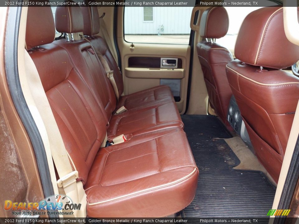 2012 Ford F150 King Ranch SuperCrew 4x4 Golden Bronze Metallic / King Ranch Chaparral Leather Photo #26