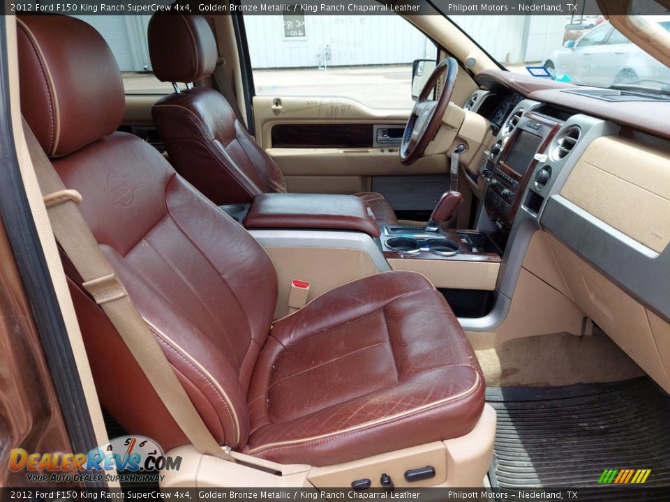 2012 Ford F150 King Ranch SuperCrew 4x4 Golden Bronze Metallic / King Ranch Chaparral Leather Photo #28