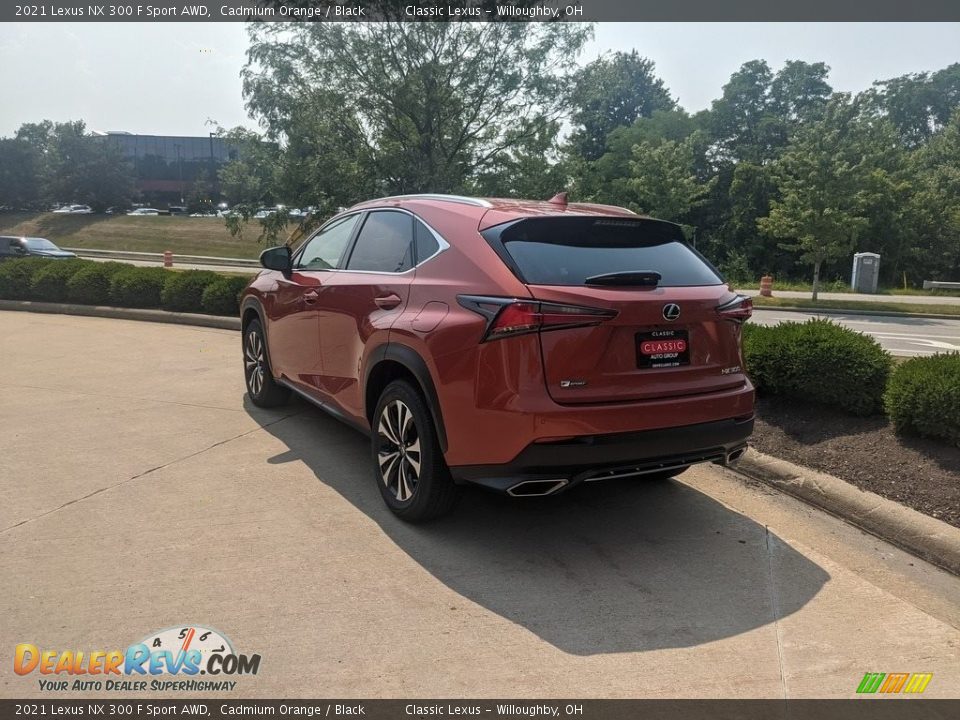 2021 Lexus NX 300 F Sport AWD Cadmium Orange / Black Photo #4