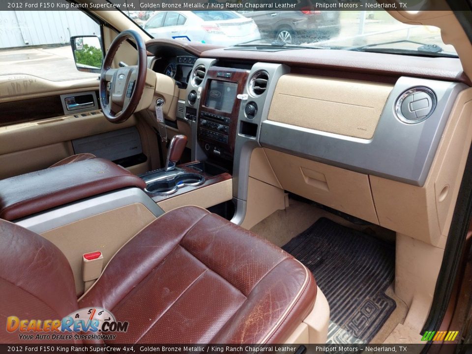 2012 Ford F150 King Ranch SuperCrew 4x4 Golden Bronze Metallic / King Ranch Chaparral Leather Photo #29