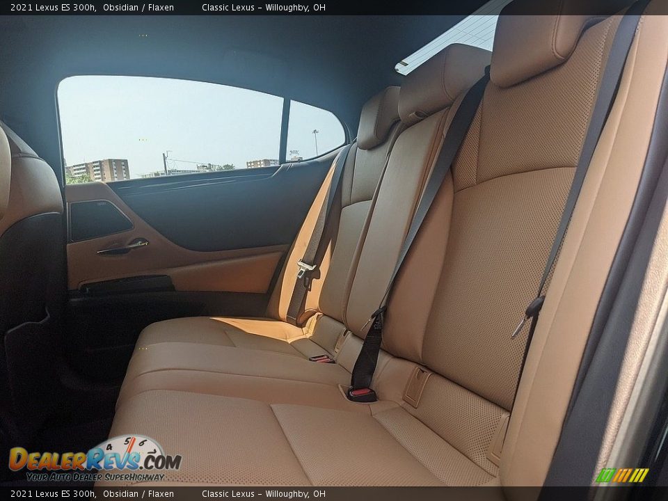 2021 Lexus ES 300h Obsidian / Flaxen Photo #3