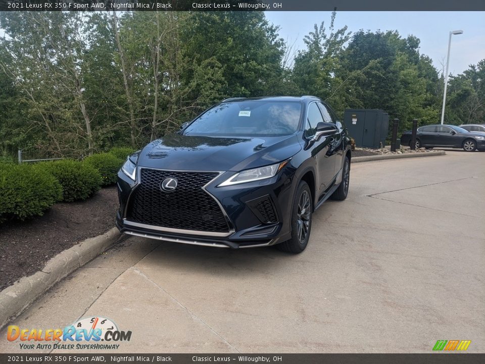 2021 Lexus RX 350 F Sport AWD Nightfall Mica / Black Photo #1