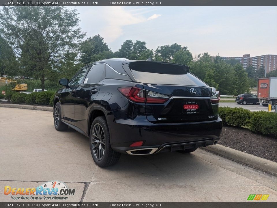 2021 Lexus RX 350 F Sport AWD Nightfall Mica / Black Photo #4