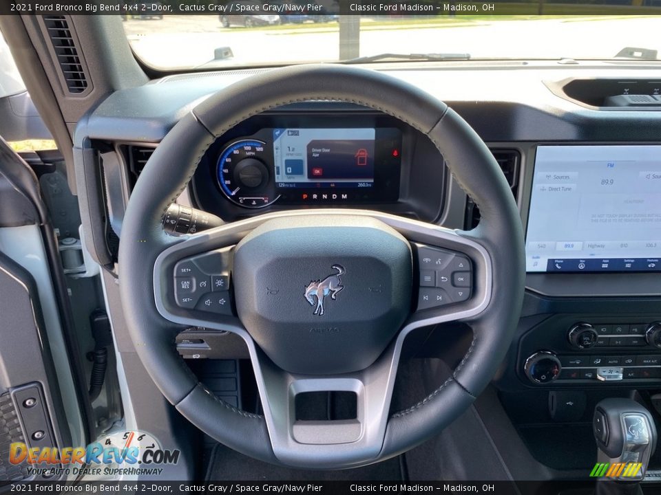 2021 Ford Bronco Big Bend 4x4 2-Door Steering Wheel Photo #12
