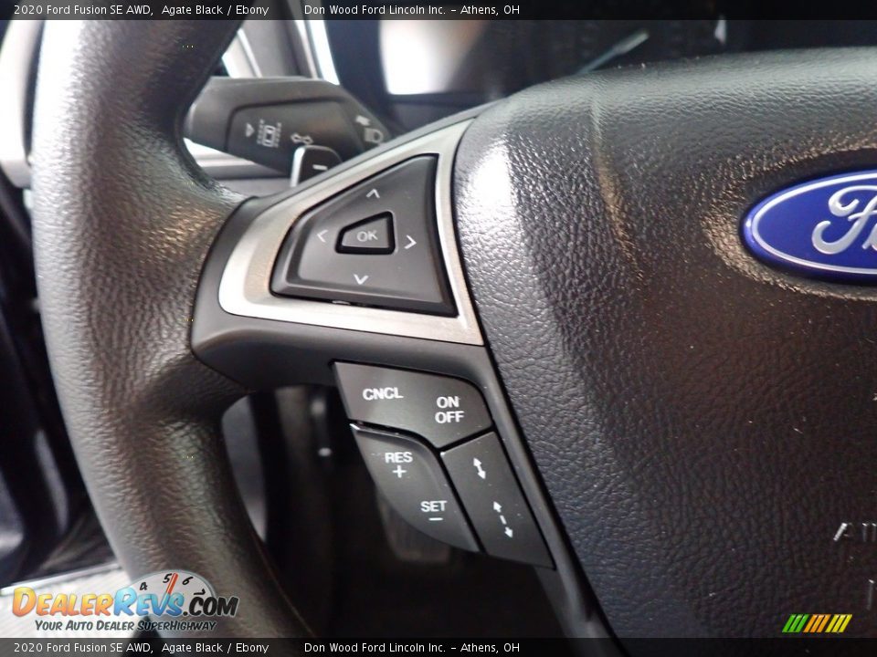 2020 Ford Fusion SE AWD Agate Black / Ebony Photo #32