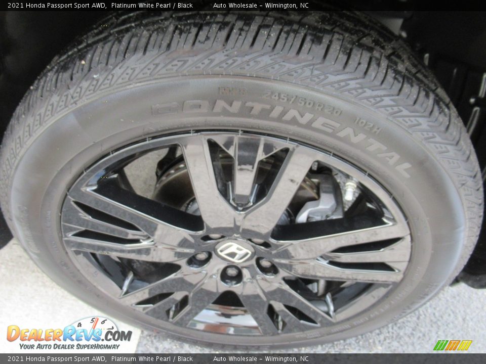 2021 Honda Passport Sport AWD Platinum White Pearl / Black Photo #7