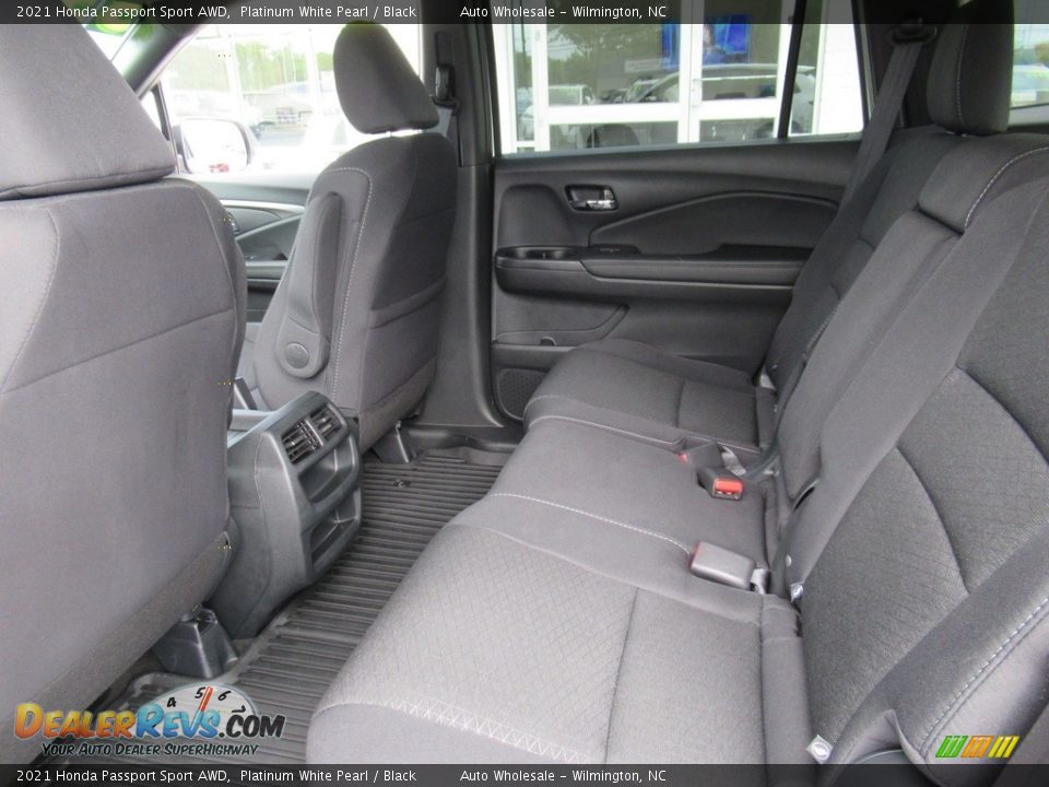 2021 Honda Passport Sport AWD Platinum White Pearl / Black Photo #12