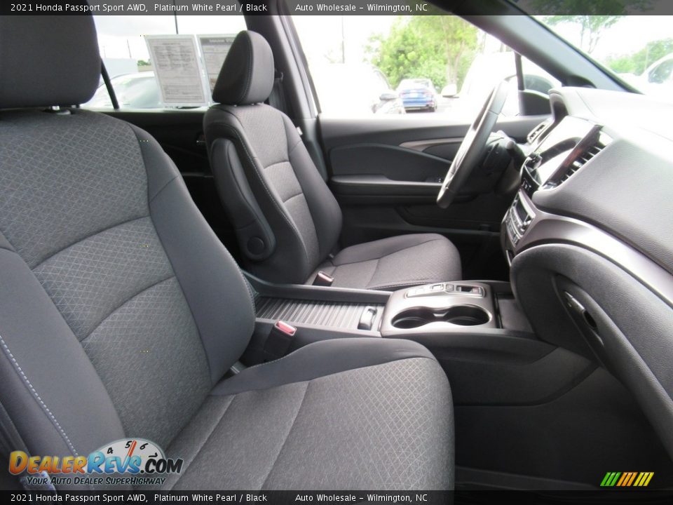 2021 Honda Passport Sport AWD Platinum White Pearl / Black Photo #13
