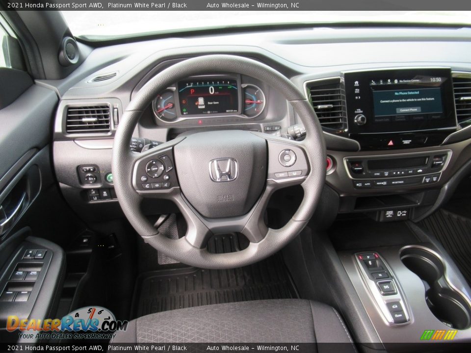 2021 Honda Passport Sport AWD Platinum White Pearl / Black Photo #15