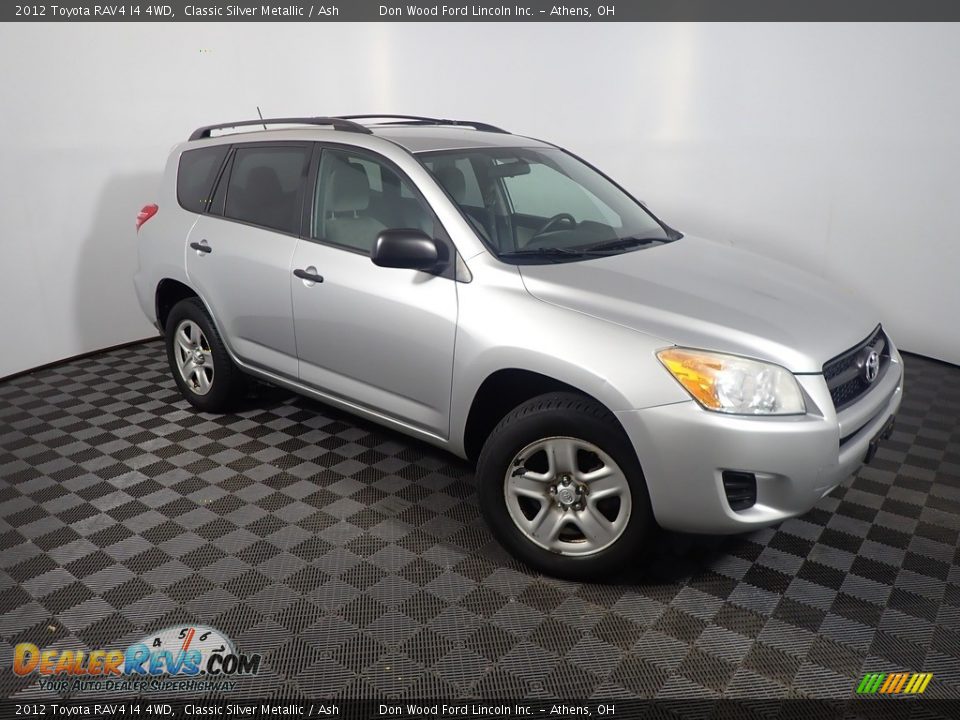 2012 Toyota RAV4 I4 4WD Classic Silver Metallic / Ash Photo #2