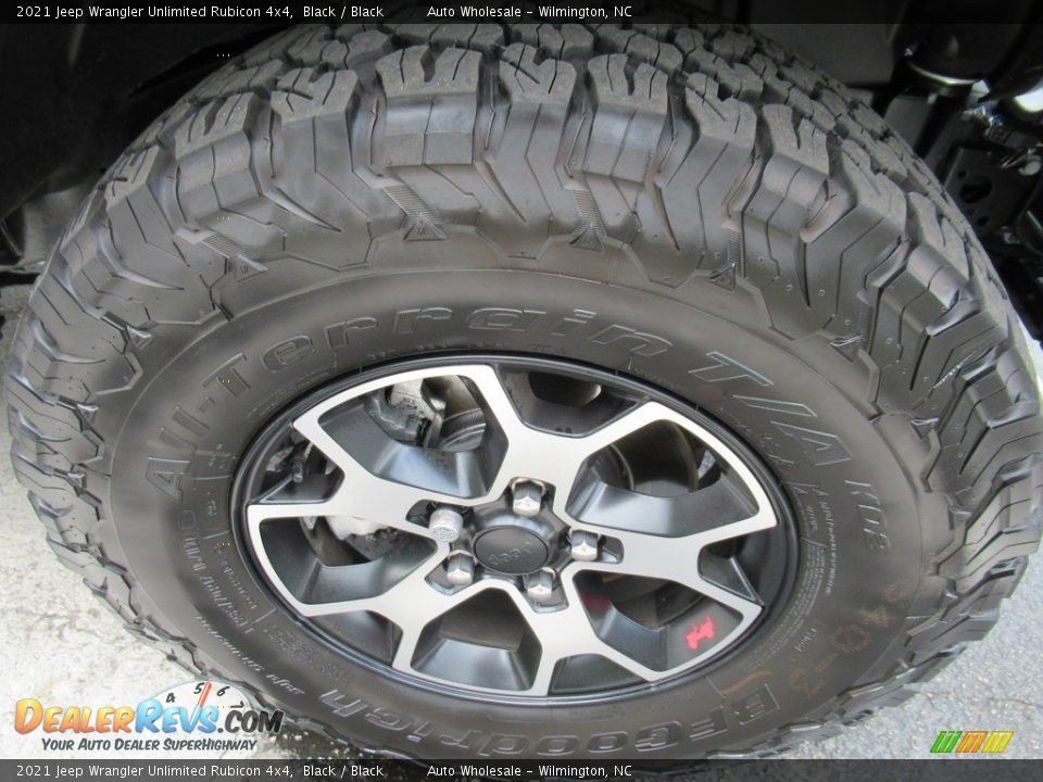 2021 Jeep Wrangler Unlimited Rubicon 4x4 Black / Black Photo #7