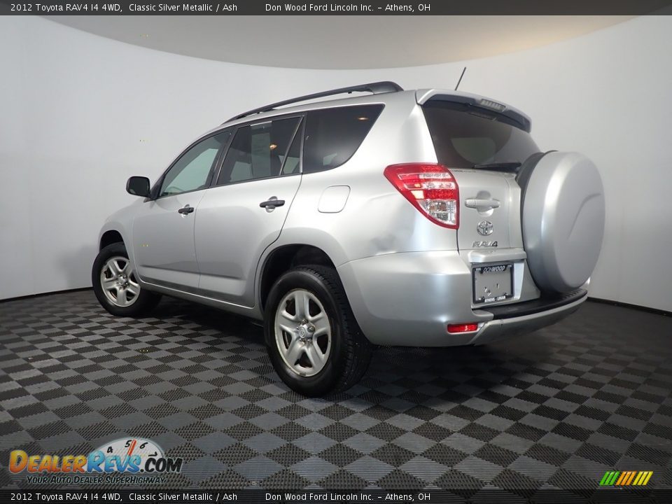 2012 Toyota RAV4 I4 4WD Classic Silver Metallic / Ash Photo #10