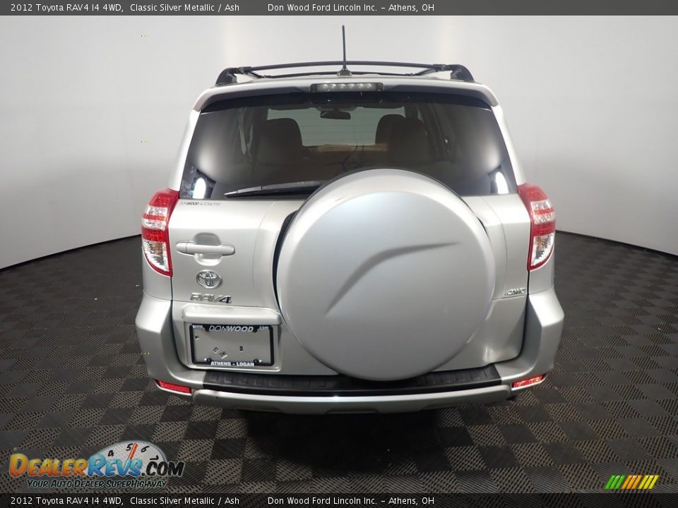 2012 Toyota RAV4 I4 4WD Classic Silver Metallic / Ash Photo #12