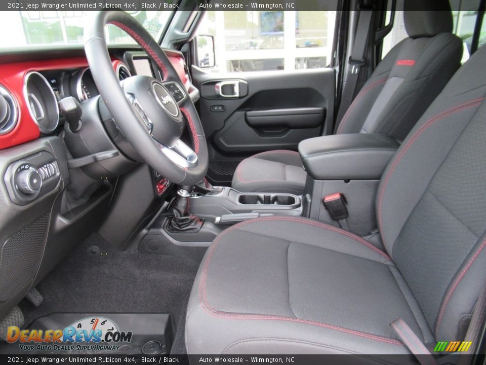 2021 Jeep Wrangler Unlimited Rubicon 4x4 Black / Black Photo #11