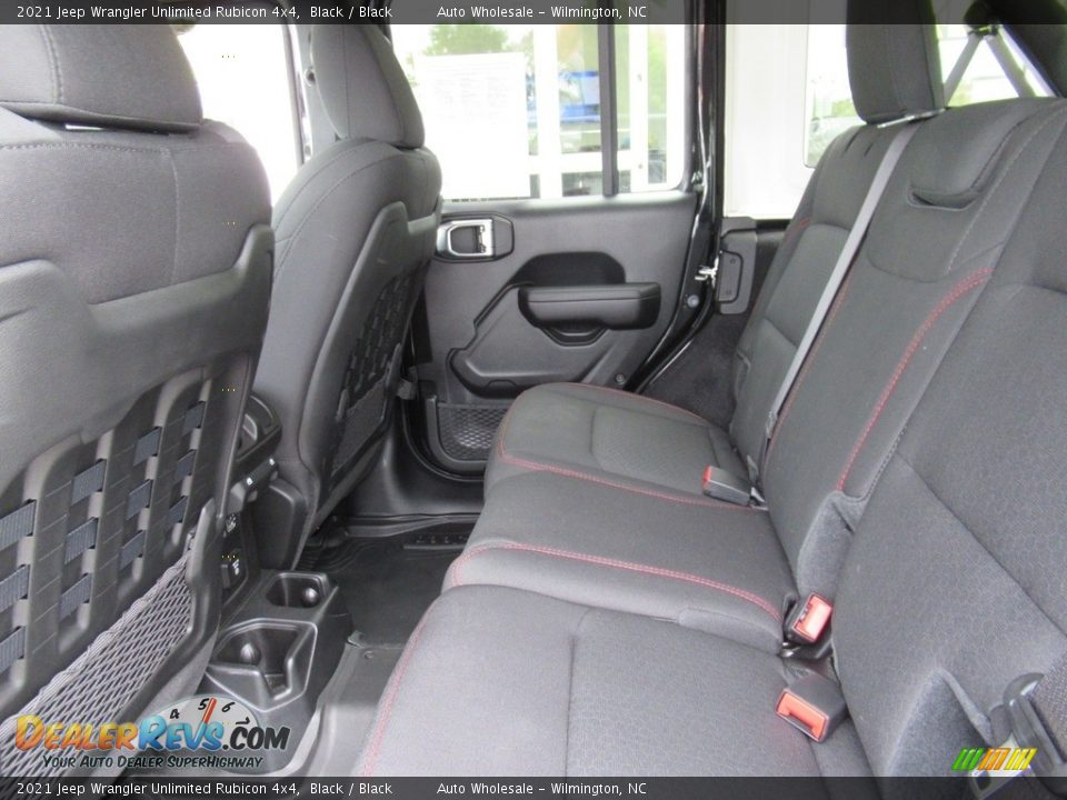 2021 Jeep Wrangler Unlimited Rubicon 4x4 Black / Black Photo #12