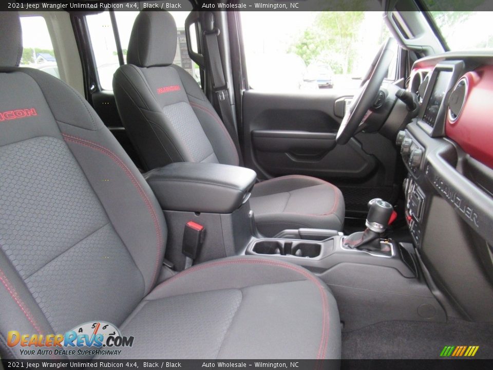 2021 Jeep Wrangler Unlimited Rubicon 4x4 Black / Black Photo #13