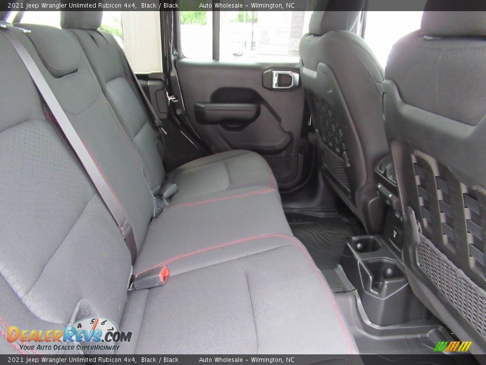 2021 Jeep Wrangler Unlimited Rubicon 4x4 Black / Black Photo #14