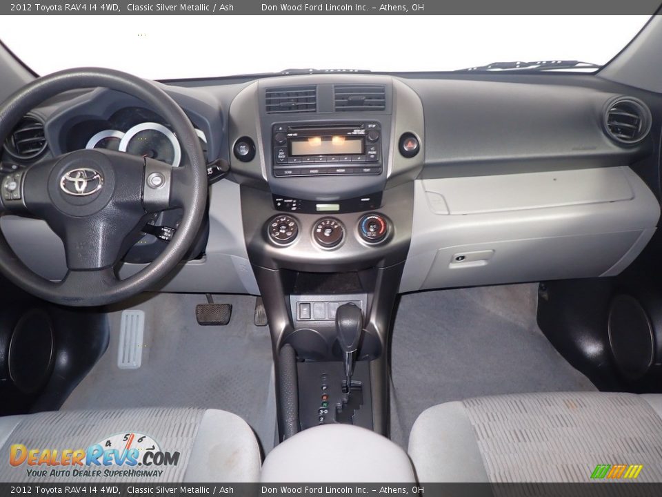 2012 Toyota RAV4 I4 4WD Classic Silver Metallic / Ash Photo #21