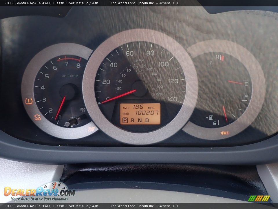 2012 Toyota RAV4 I4 4WD Classic Silver Metallic / Ash Photo #24