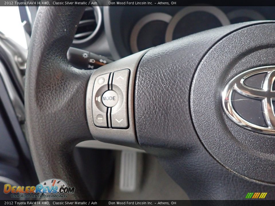 2012 Toyota RAV4 I4 4WD Classic Silver Metallic / Ash Photo #25