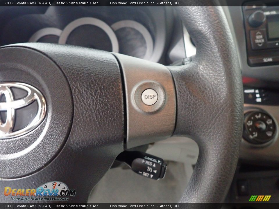 2012 Toyota RAV4 I4 4WD Classic Silver Metallic / Ash Photo #26