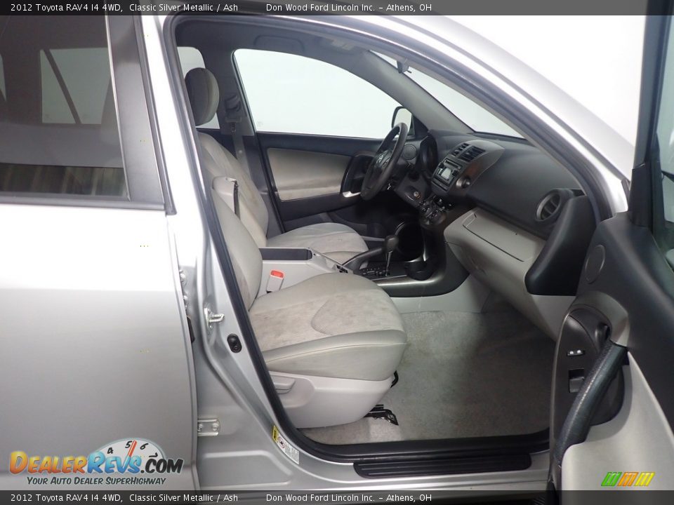 2012 Toyota RAV4 I4 4WD Classic Silver Metallic / Ash Photo #35