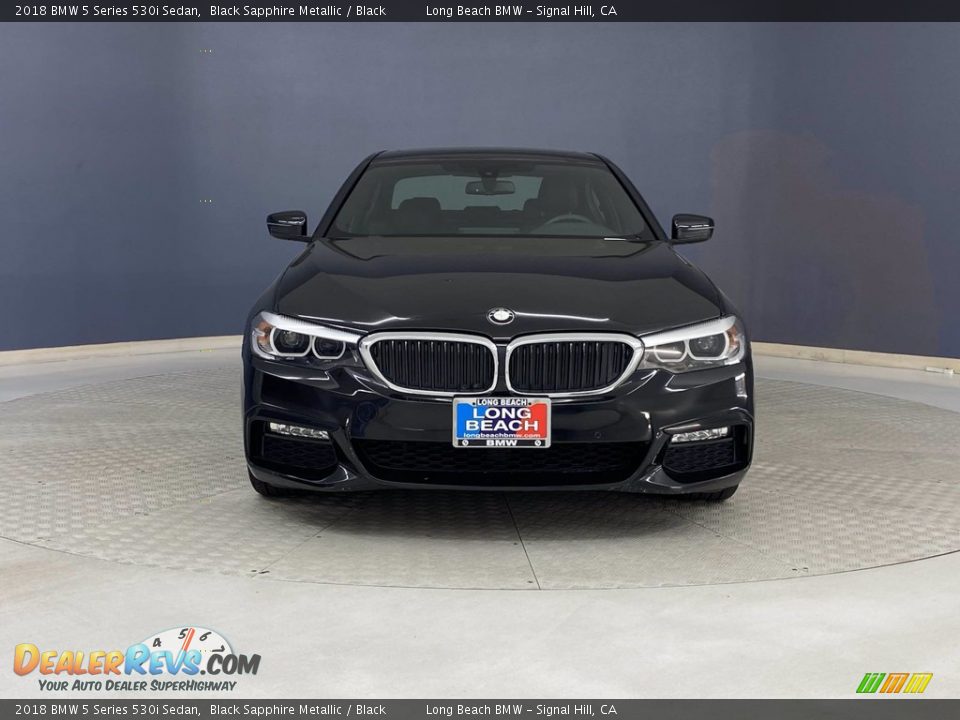 2018 BMW 5 Series 530i Sedan Black Sapphire Metallic / Black Photo #2