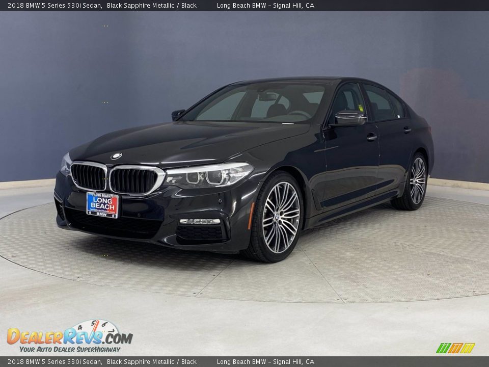 2018 BMW 5 Series 530i Sedan Black Sapphire Metallic / Black Photo #3