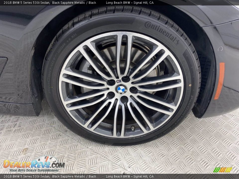 2018 BMW 5 Series 530i Sedan Black Sapphire Metallic / Black Photo #6