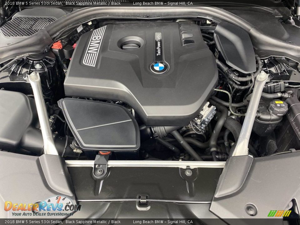 2018 BMW 5 Series 530i Sedan Black Sapphire Metallic / Black Photo #11