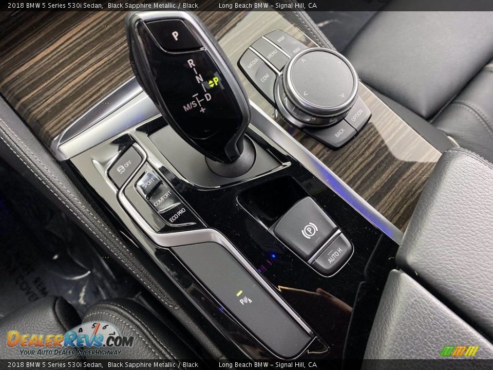 2018 BMW 5 Series 530i Sedan Black Sapphire Metallic / Black Photo #27