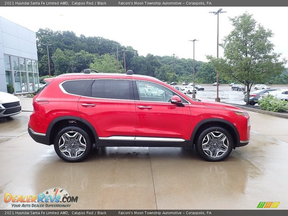 2021 Hyundai Santa Fe Limited AWD Calypso Red / Black Photo #1