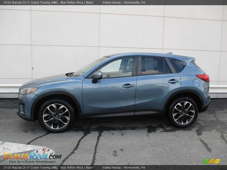 2016 Mazda CX-5 Grand Touring AWD Blue Reflex Mica / Black Photo #2