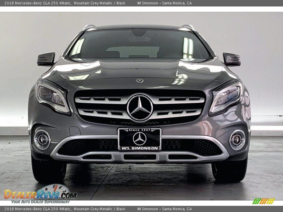 2018 Mercedes-Benz GLA 250 4Matic Mountain Grey Metallic / Black Photo #2