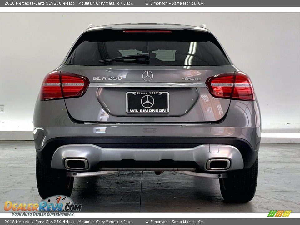 2018 Mercedes-Benz GLA 250 4Matic Mountain Grey Metallic / Black Photo #3