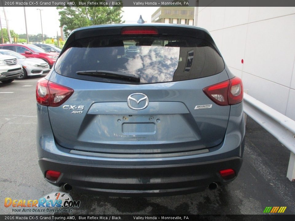 2016 Mazda CX-5 Grand Touring AWD Blue Reflex Mica / Black Photo #4