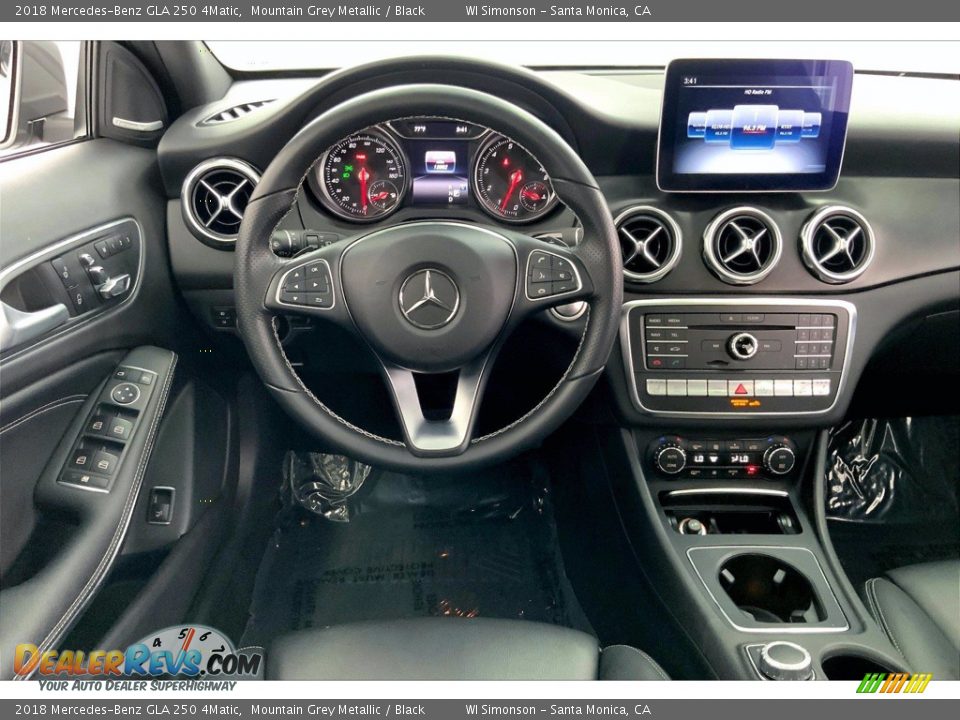 2018 Mercedes-Benz GLA 250 4Matic Mountain Grey Metallic / Black Photo #4