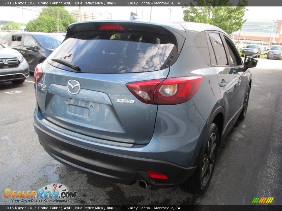 2016 Mazda CX-5 Grand Touring AWD Blue Reflex Mica / Black Photo #5