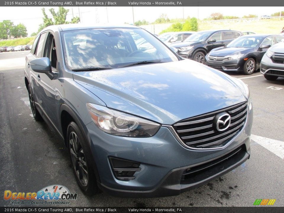 2016 Mazda CX-5 Grand Touring AWD Blue Reflex Mica / Black Photo #8