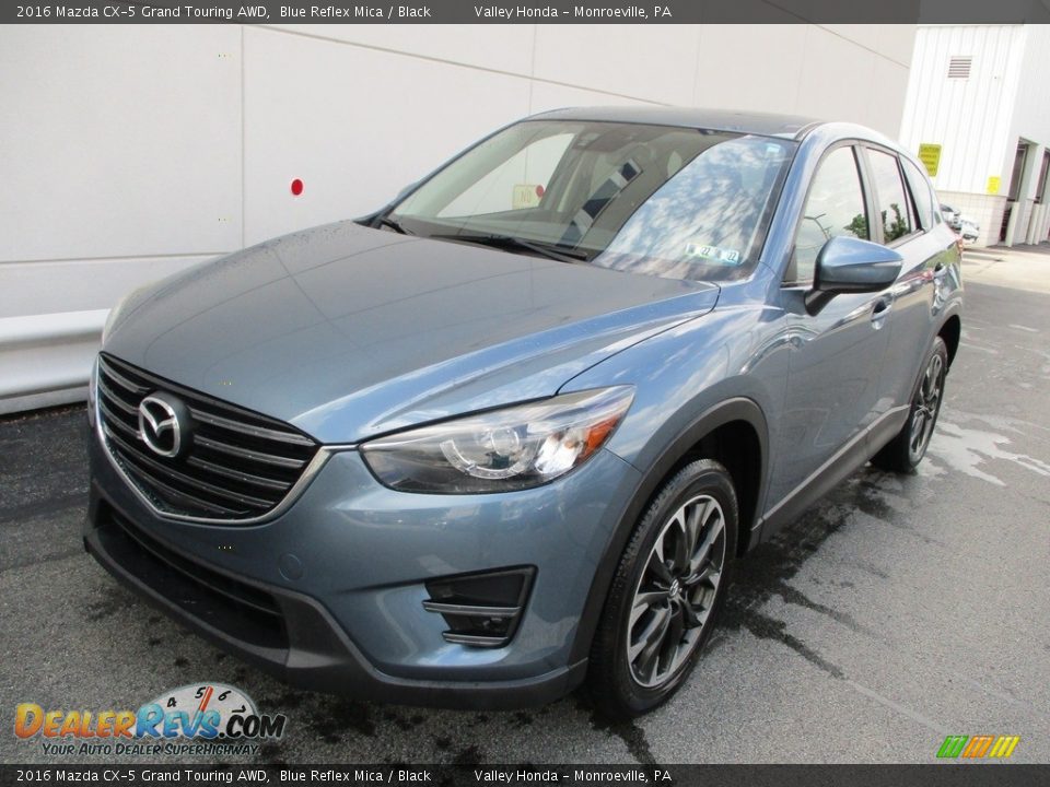 2016 Mazda CX-5 Grand Touring AWD Blue Reflex Mica / Black Photo #10