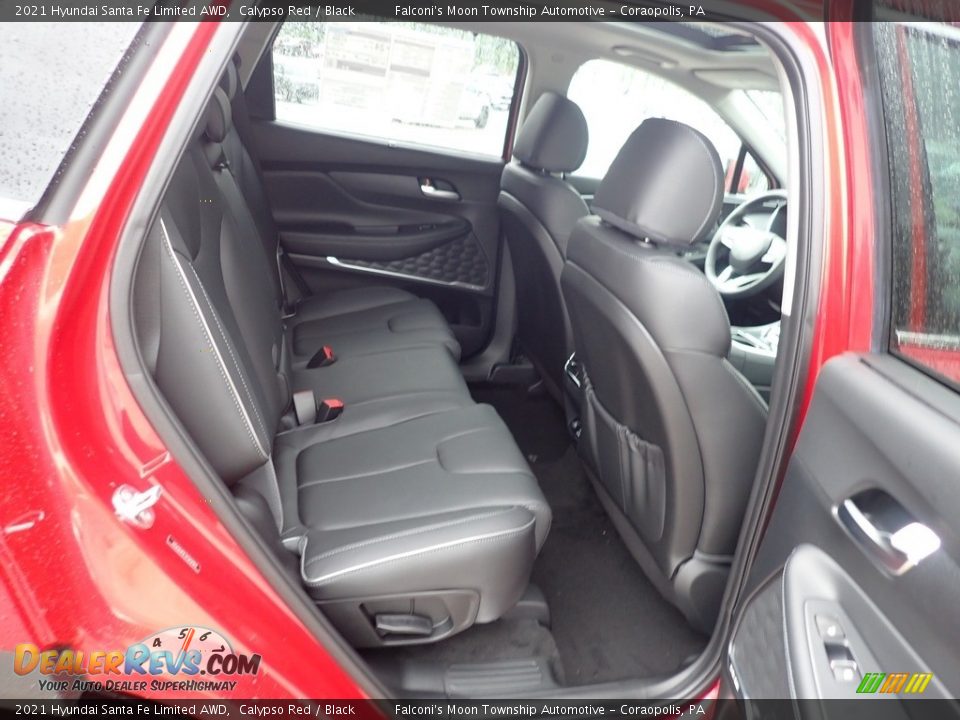 2021 Hyundai Santa Fe Limited AWD Calypso Red / Black Photo #10