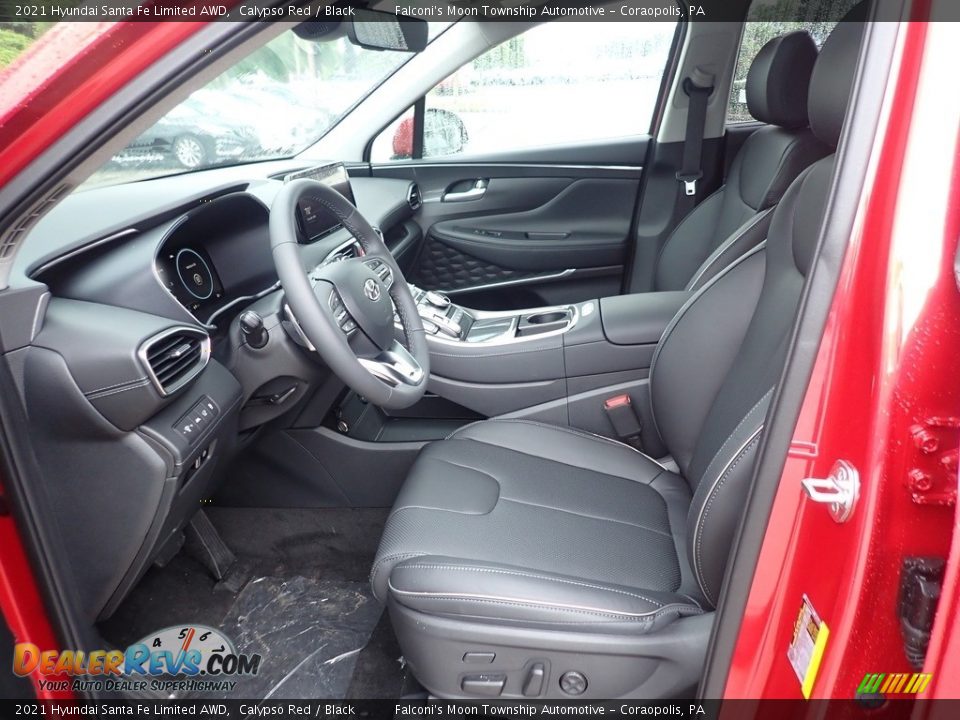 2021 Hyundai Santa Fe Limited AWD Calypso Red / Black Photo #13