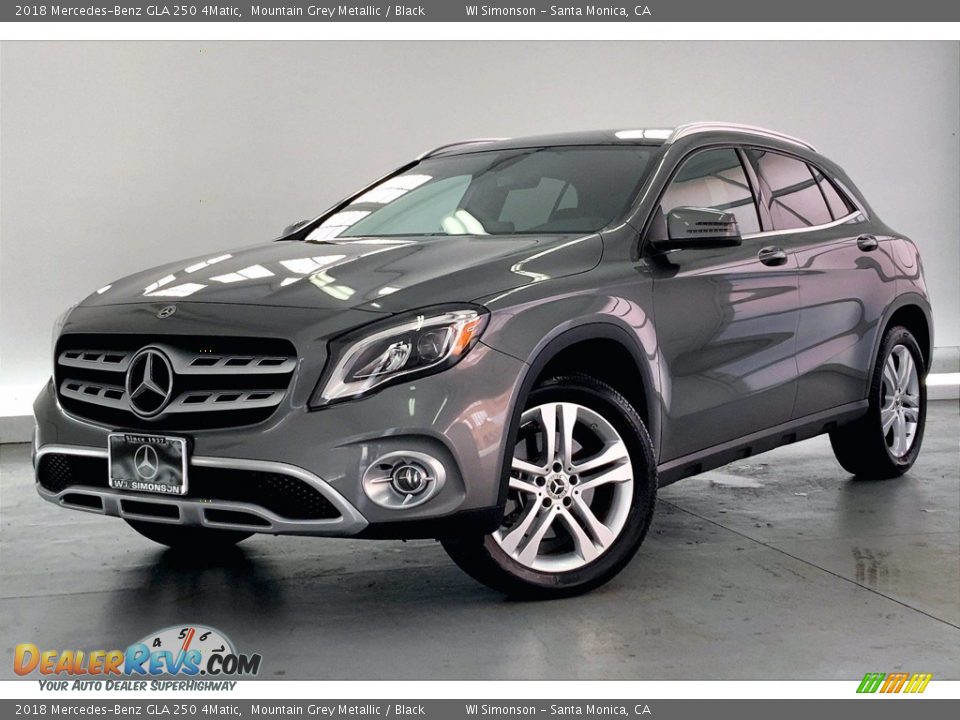 2018 Mercedes-Benz GLA 250 4Matic Mountain Grey Metallic / Black Photo #12