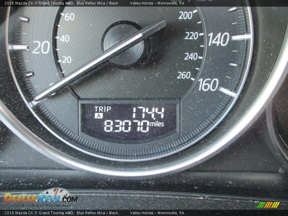 2016 Mazda CX-5 Grand Touring AWD Blue Reflex Mica / Black Photo #20