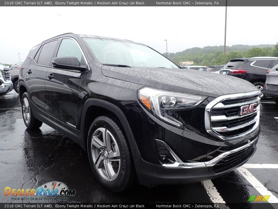 2018 GMC Terrain SLT AWD Ebony Twilight Metallic / Medium Ash Gray/­Jet Black Photo #4