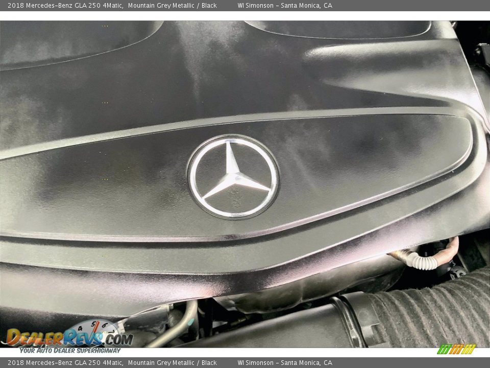 2018 Mercedes-Benz GLA 250 4Matic Mountain Grey Metallic / Black Photo #32