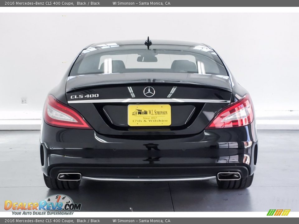 2016 Mercedes-Benz CLS 400 Coupe Black / Black Photo #3