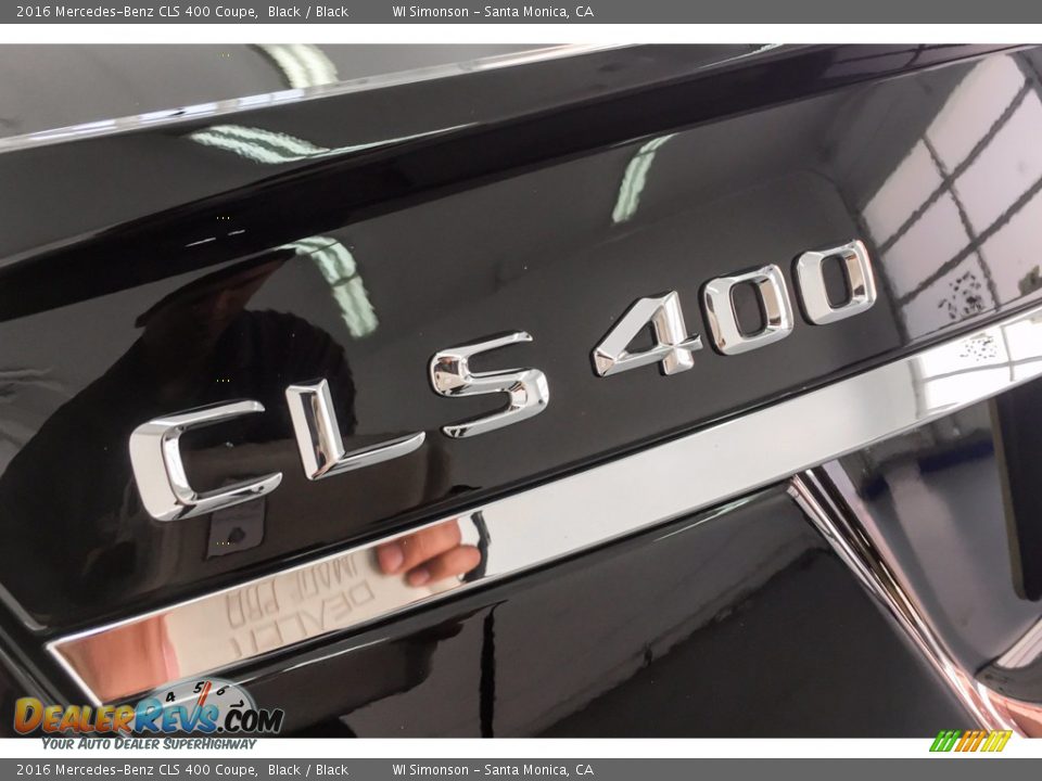 2016 Mercedes-Benz CLS 400 Coupe Black / Black Photo #7