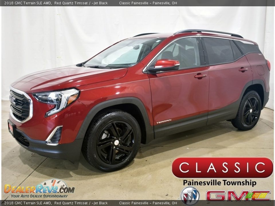 2018 GMC Terrain SLE AWD Red Quartz Tintcoat / ­Jet Black Photo #1