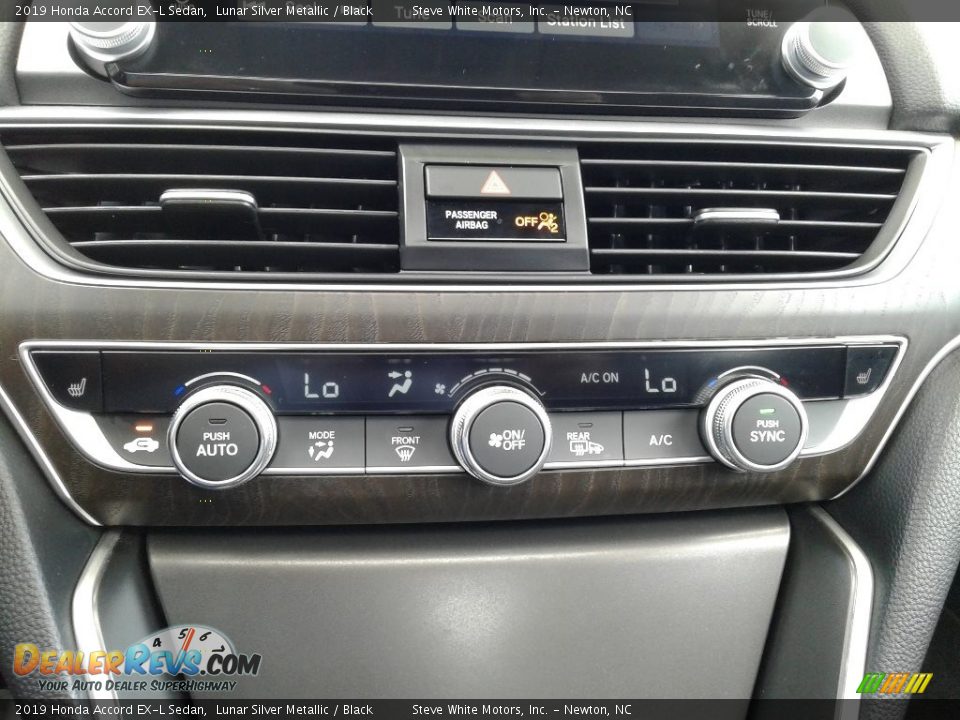 2019 Honda Accord EX-L Sedan Lunar Silver Metallic / Black Photo #23